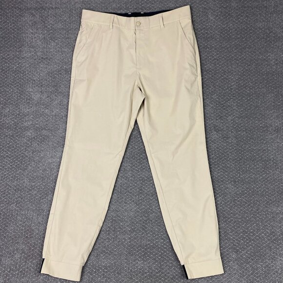 Good Good Performance Joggers Pants Men's 34 x 30 Khaki Beige Sport Swing Club - Picture 1 of 14